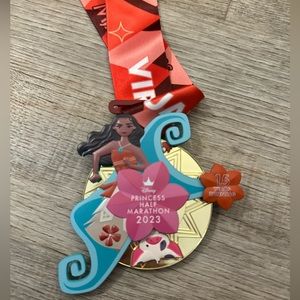 RunDisney 2023 Princess Half Marathon Moana medal